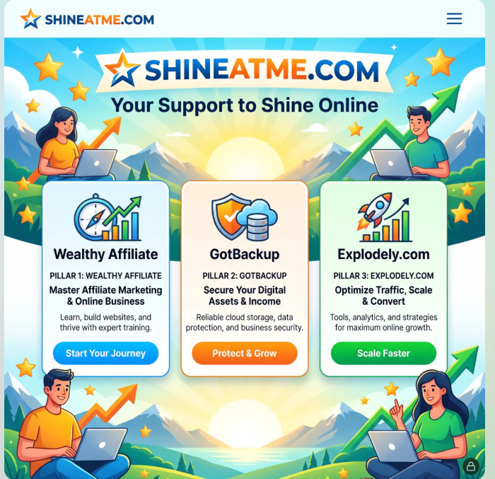 ShineatMe a website dedicated to your success
